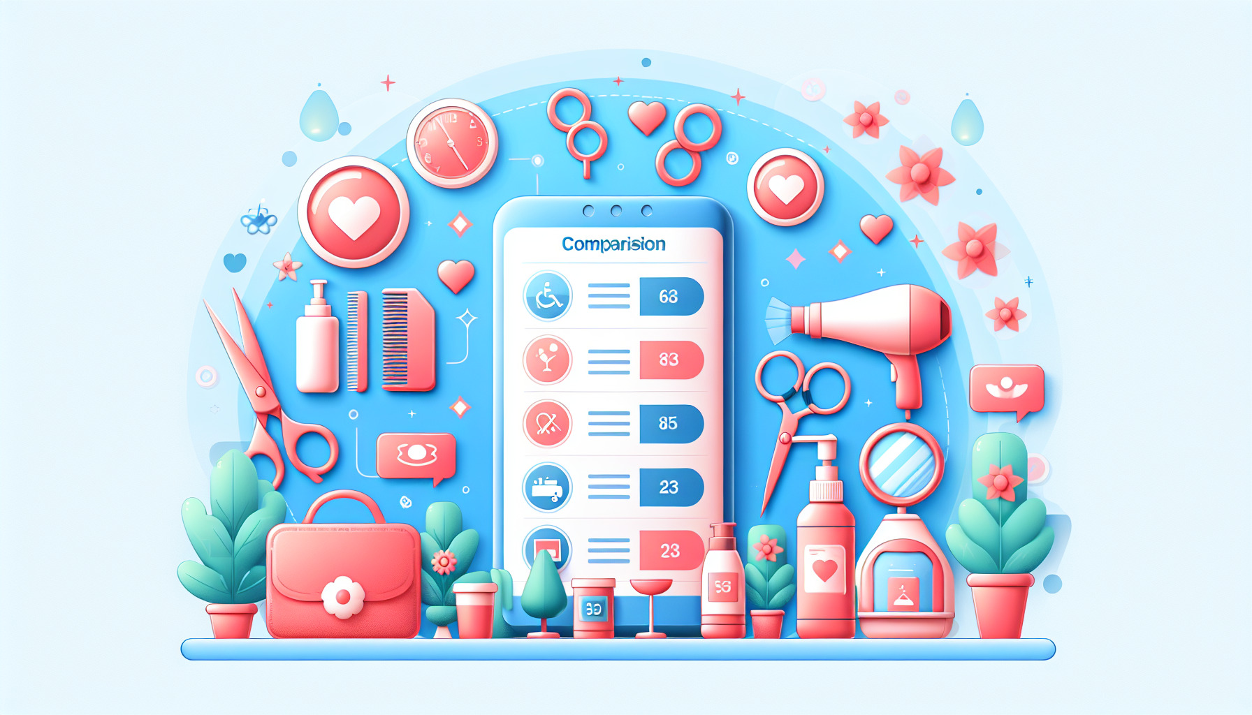 美容室集客アプリ比較表【主要5サービス】のイメージ画像