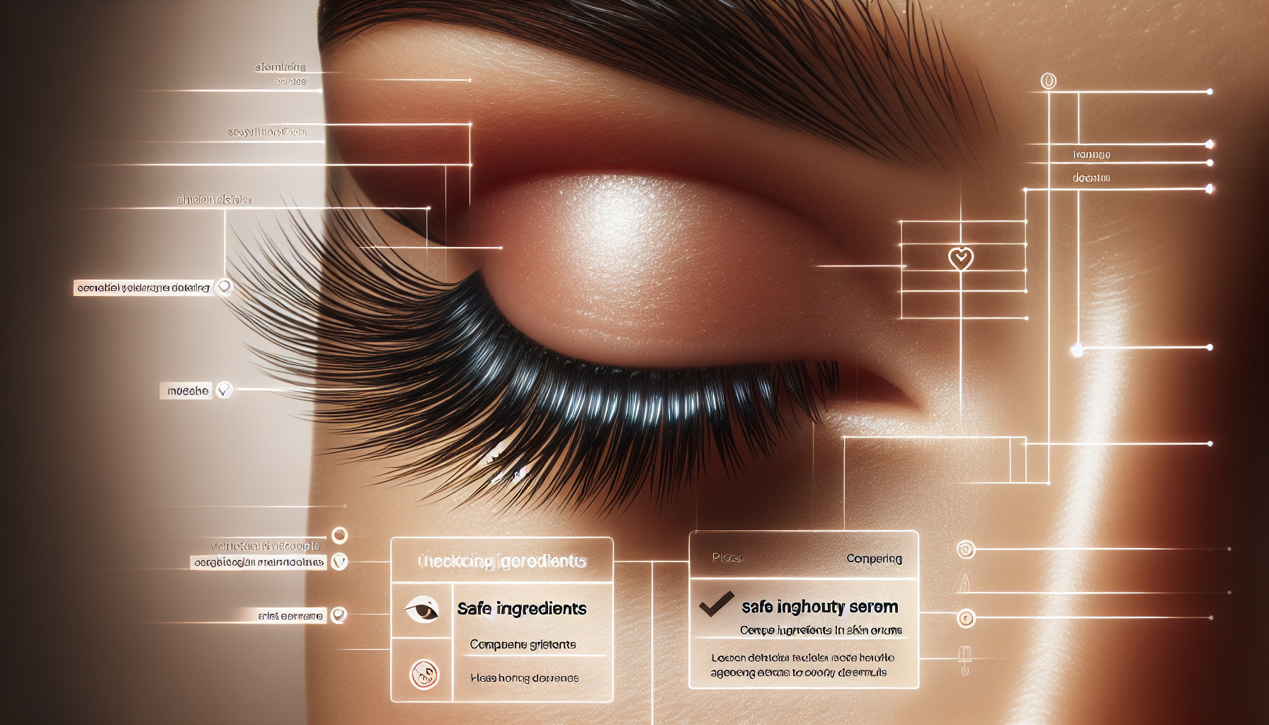 肌トラブルを避けるためのまつげ美容液成分チェックポイントとは？のイメージ画像