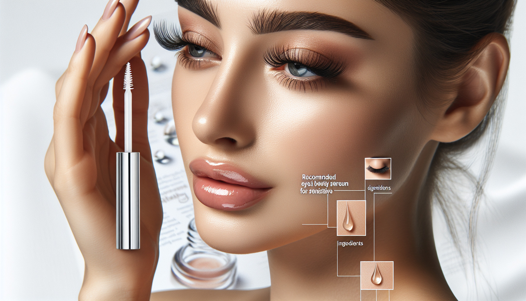 敏感肌に適したまつげ美容液の選び方は？成分と安全性を重視のイメージ画像
