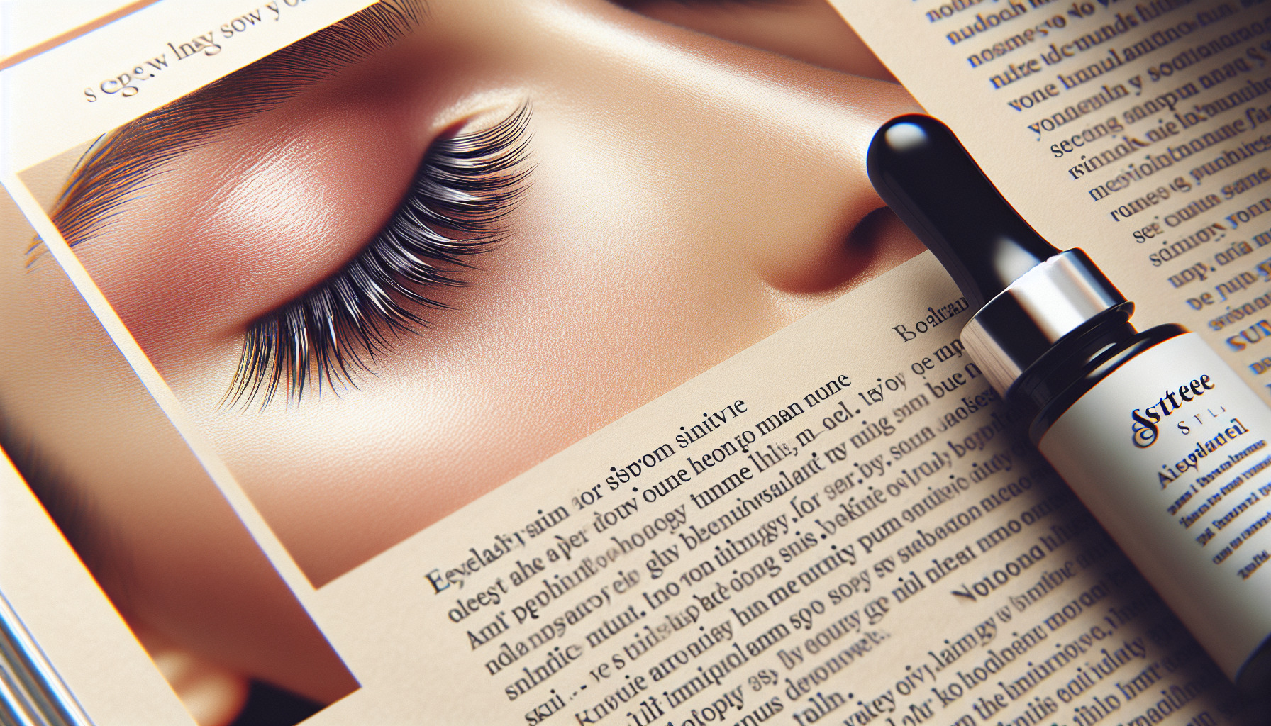 敏感肌向けまつげ美容液とは？刺激を抑えた製品の特徴のイメージ画像